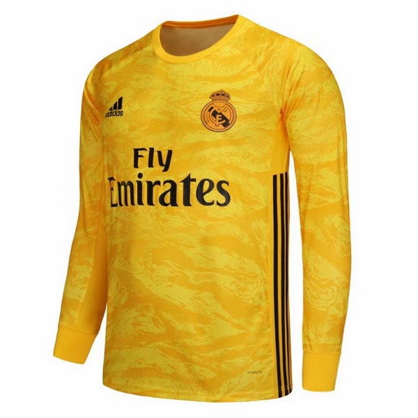 Camiseta Real Madrid 1ª Kit ML Portero 2019 2020 Amarillo